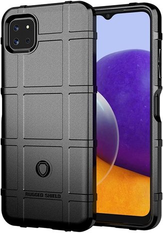 ShieldCase® Rugged Shield Samsung Galaxy A22 5G Stoßfeste TPU Hülle (Schwarz) ShieldCase® Rugged Shield Samsung Galaxy A22 5G Stoßfeste TPU Hülle (Schwarz)