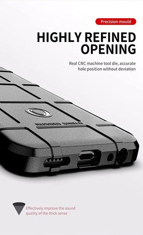 ShieldCase® Rugged Shield Samsung Galaxy A22 5G Stoßfeste TPU Hülle (Schwarz) ShieldCase® Rugged Shield Samsung Galaxy A22 5G Stoßfeste TPU Hülle (Schwarz)