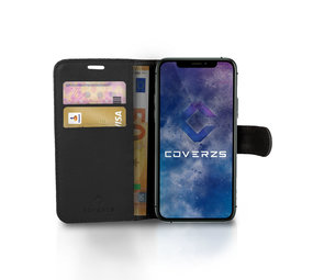 Coverzs iPhone 12 Pro Max Bookcase Hülle (Schwarz) Coverzs iPhone 12 Pro Max Bookcase Hülle (Schwarz)