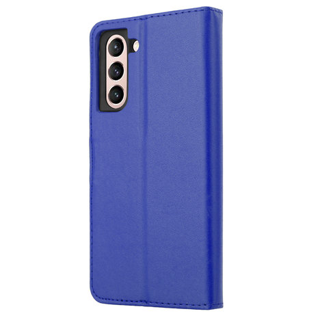 Coverzs Coverzs Samsung Galaxy S21 Bookcase Hülle (Blau) Coverzs Coverzs Samsung Galaxy S21 Bookcase Hülle (Blau)