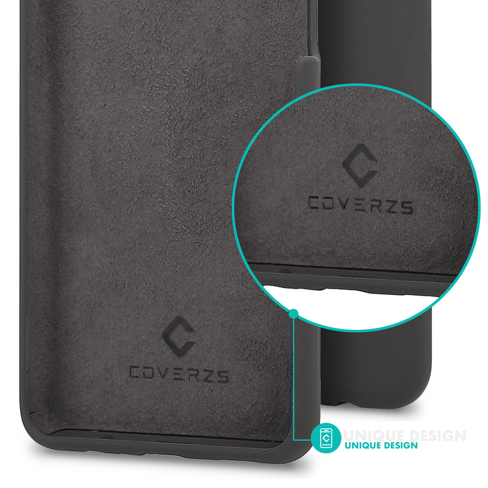 Coverzs Coverzs Luxus Liquid Silikon Case iPhone 12 Pro (Dunkelgrau) Coverzs Coverzs Luxus Liquid Silikon Case iPhone 12 Pro (Dunkelgrau)