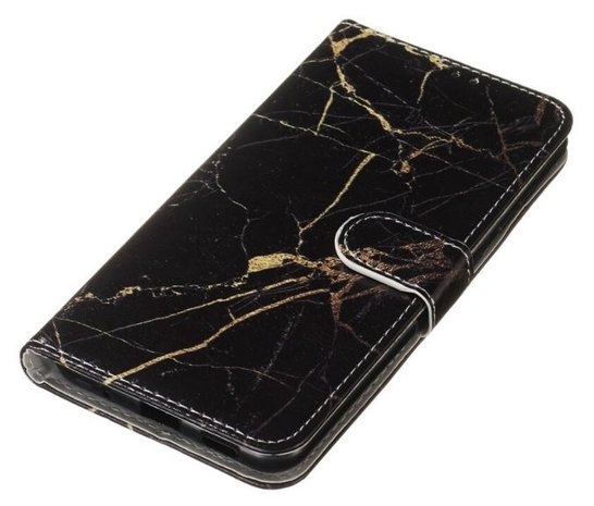 ShieldCase® ShieldCase Amazing Black Marble iPhone 12 Pro  Bookcase