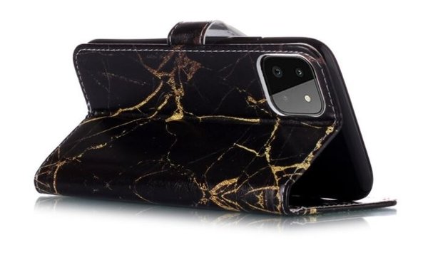 ShieldCase® ShieldCase Amazing Black Marble iPhone 12 Pro Max Bookcase