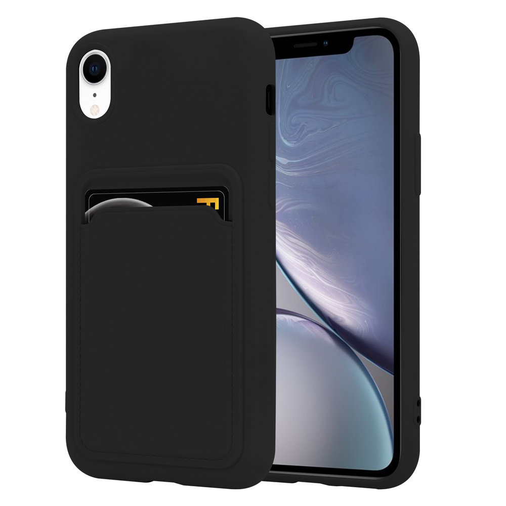 ShieldCase® ShieldCase iPhone Xr Silikonhülle mit Kartenfach (Schwarz) ShieldCase® ShieldCase iPhone Xr Silikonhülle mit Kartenfach (Schwarz)