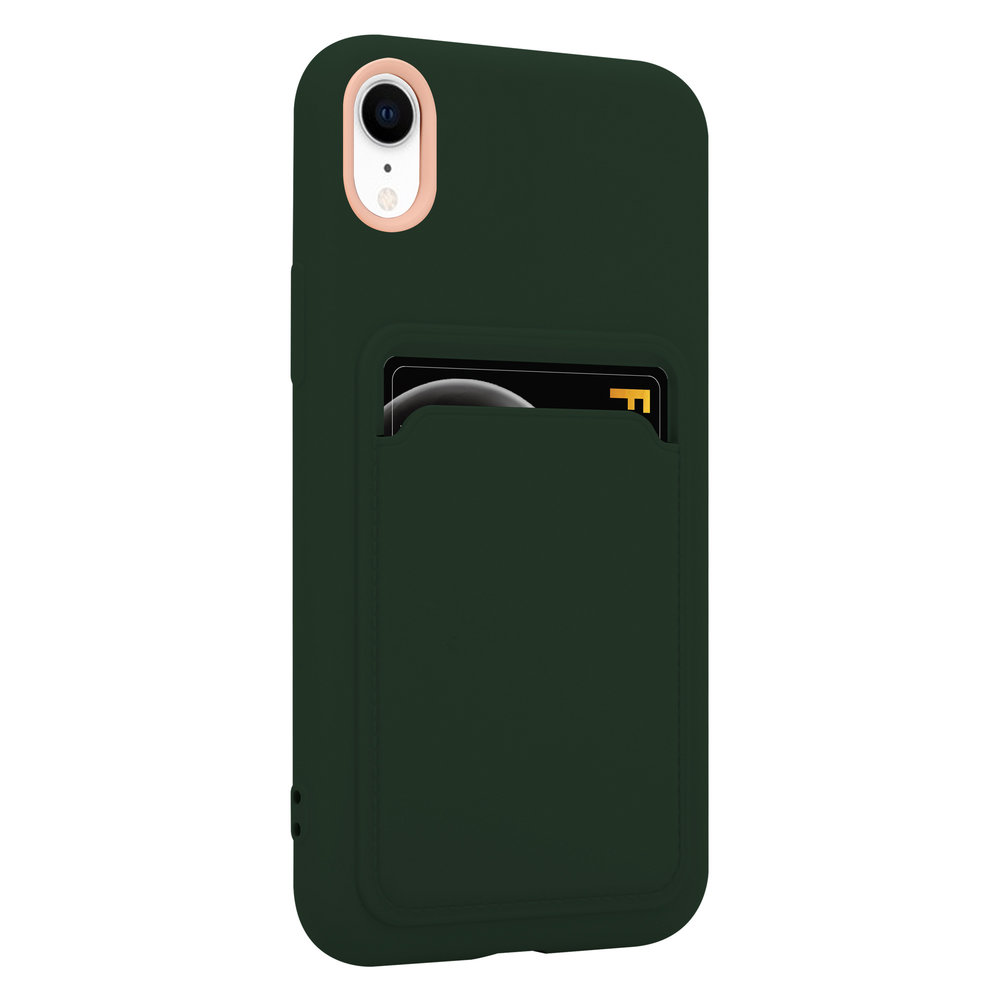 ShieldCase® ShieldCase iPhone Xr Silikonhülle mit Kartenfach (Dunkelgrün) ShieldCase® ShieldCase iPhone Xr Silikonhülle mit Kartenfach (Dunkelgrün)