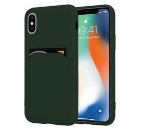 ShieldCase® iPhone X / Xs Silikonhülle mit Kartenfach (Dunkelgrün) ShieldCase® iPhone X / Xs Silikonhülle mit Kartenfach (Dunkelgrün)