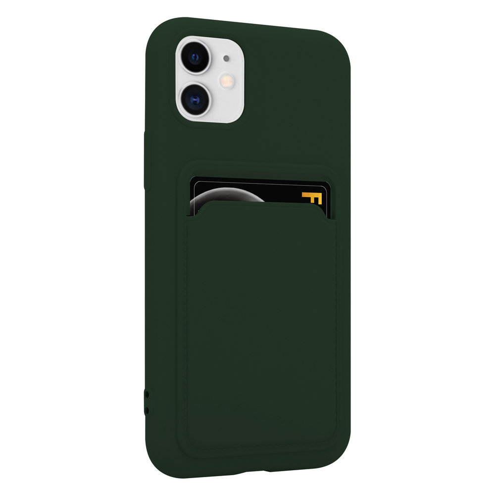 ShieldCase® ShieldCase iPhone 11 Silikonhülle mit Kartenfach (Dunkelgrün) ShieldCase® ShieldCase iPhone 11 Silikonhülle mit Kartenfach (Dunkelgrün)