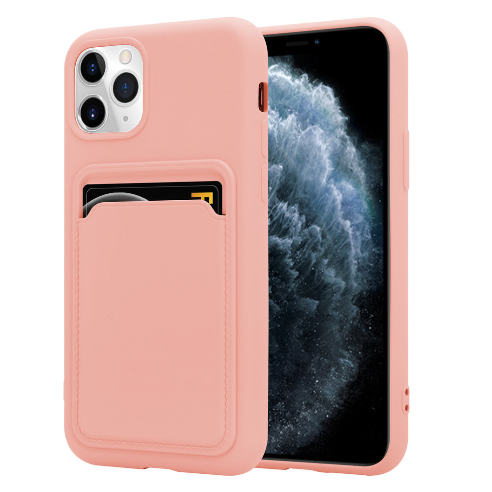 ShieldCase® ShieldCase iPhone 11 Pro Silikonhülle mit Kartenfach (Rosa) ShieldCase® ShieldCase iPhone 11 Pro Silikonhülle mit Kartenfach (Rosa)