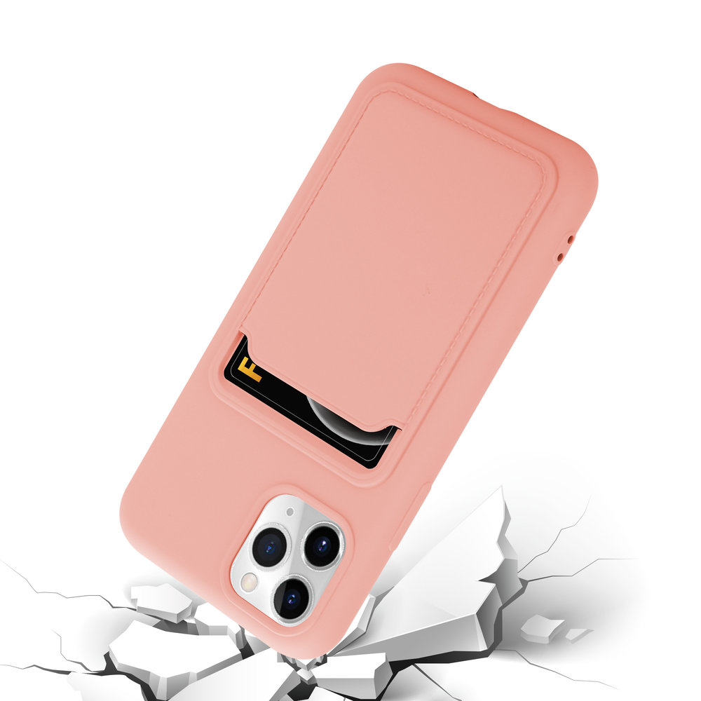 ShieldCase® ShieldCase iPhone 11 Pro Silikonhülle mit Kartenfach (Rosa) ShieldCase® ShieldCase iPhone 11 Pro Silikonhülle mit Kartenfach (Rosa)