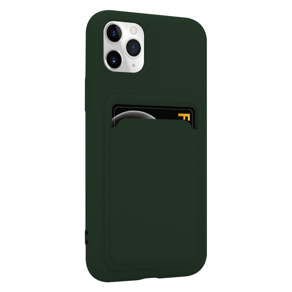 ShieldCase® ShieldCase iPhone 11 Pro Max Silikonhülle mit Kartenfach (Dunkelgrün) ShieldCase® ShieldCase iPhone 11 Pro Max Silikonhülle mit Kartenfach (Dunkelgrün)