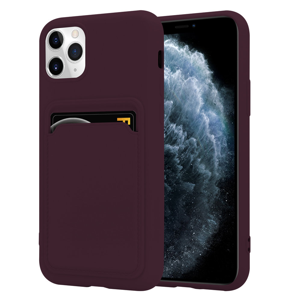 ShieldCase® ShieldCase iPhone 11 Pro Max Silikonhülle mit Kartenfach (Aubergine) ShieldCase® ShieldCase iPhone 11 Pro Max Silikonhülle mit Kartenfach (Aubergine)