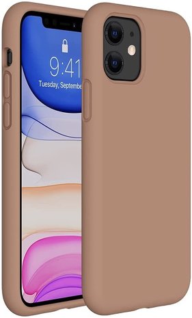 ShieldCase® ShieldCase Silikonhülle iPhone 11 (Hellbraun)