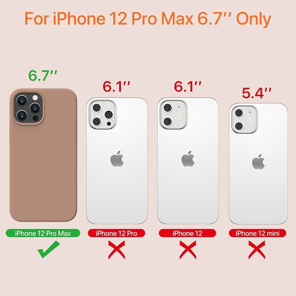 ShieldCase® ShieldCase Silikonhülle iPhone 12 Pro Max (Hellbraun) ShieldCase® ShieldCase Silikonhülle iPhone 12 Pro Max (Hellbraun)