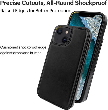 ShieldCase® ShieldCase iPhone 13 Wallet Case (Schwarz) ShieldCase® ShieldCase iPhone 13 Wallet Case (Schwarz)