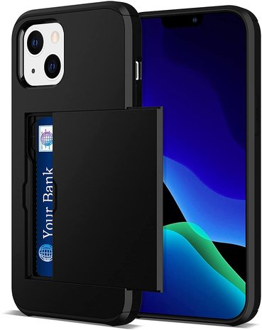 ShieldCase® ShieldCase Kartenetui mit Schieber iPhone 13 (Schwarz) ShieldCase® ShieldCase Kartenetui mit Schieber iPhone 13 (Schwarz)