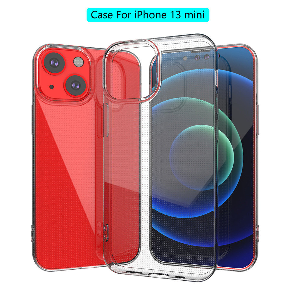 ShieldCase® ShieldCase Ultradünne Silikonhülle iPhone 13 Mini (Transparent)