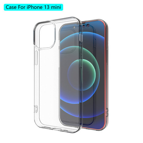 ShieldCase® ShieldCase Ultradünne Silikonhülle iPhone 13 Mini (Transparent)