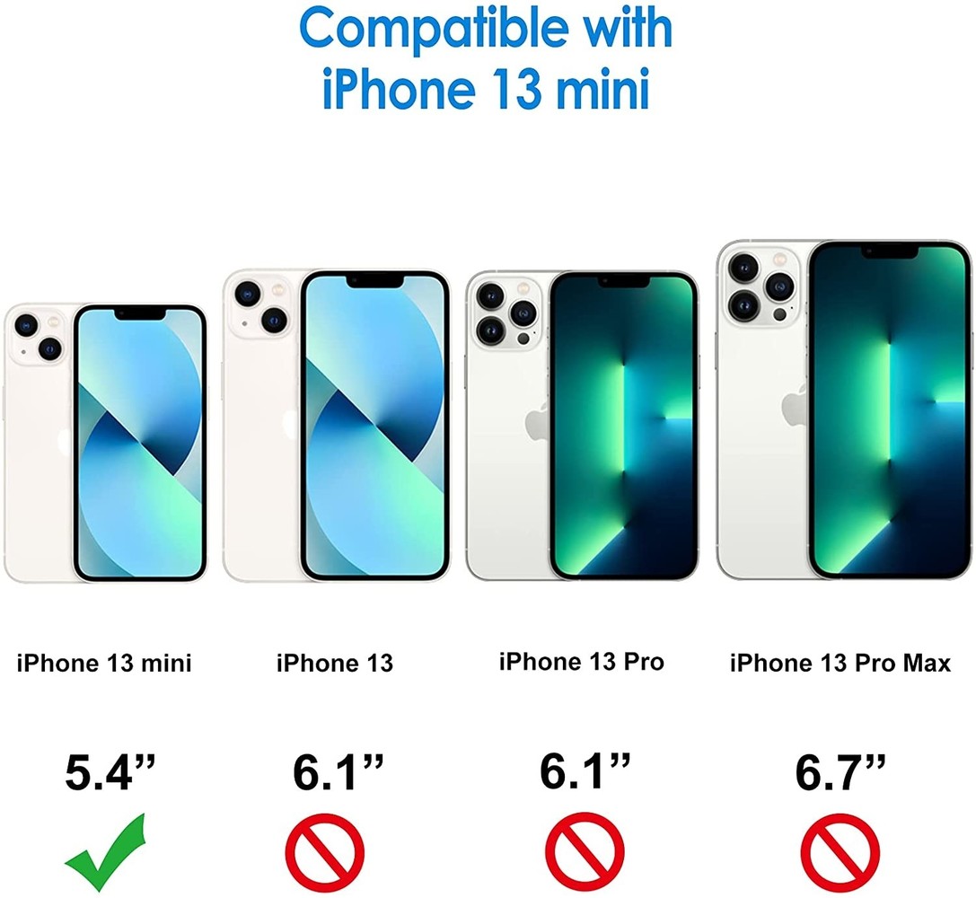 ShieldCase® ShieldCase Ultradünne Silikonhülle iPhone 13 Mini (Transparent)