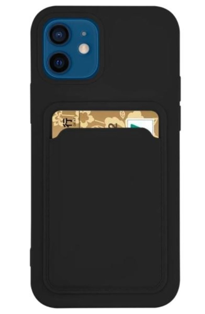 ShieldCase® ShieldCase iPhone 13 Mini Silikonhülle mit Kartenfach (Schwarz) ShieldCase® ShieldCase iPhone 13 Mini Silikonhülle mit Kartenfach (Schwarz)