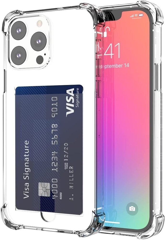 ShieldCase® ShieldCase Shock Hülle mit Kartenfach iPhone 13 Pro