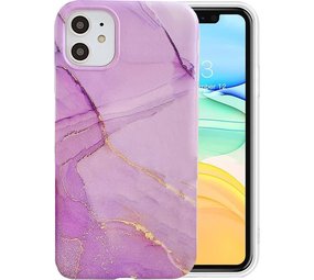 ShieldCase® iPhone 11 Pro Max Marmorhülle (Lila)