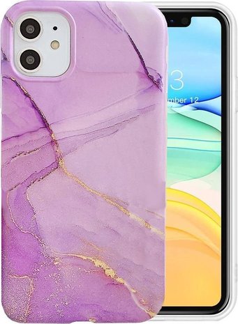 ShieldCase® ShieldCase iPhone 11 Pro Max Marmorhülle (Lila) ShieldCase® ShieldCase iPhone 11 Pro Max Marmorhülle (Lila)