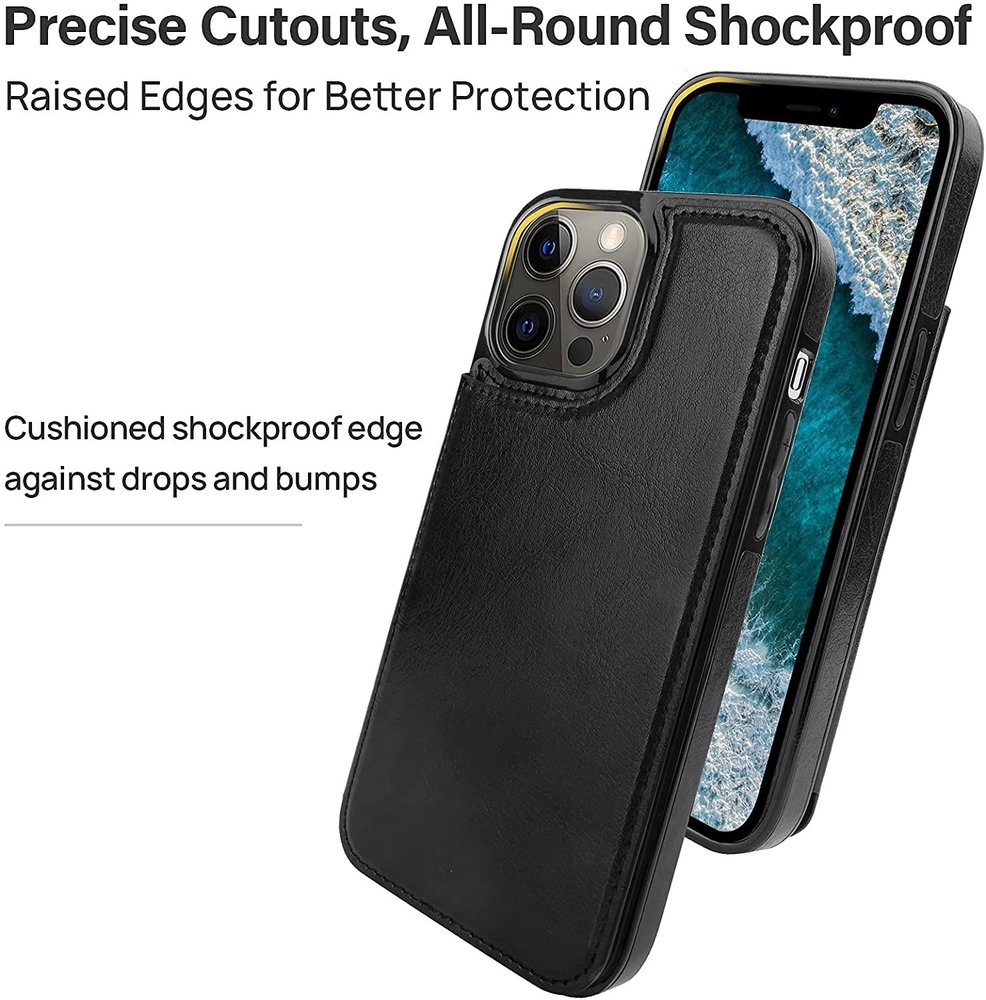 ShieldCase® ShieldCase iPhone 13 Pro Wallet Case (Schwarz) ShieldCase® ShieldCase iPhone 13 Pro Wallet Case (Schwarz)