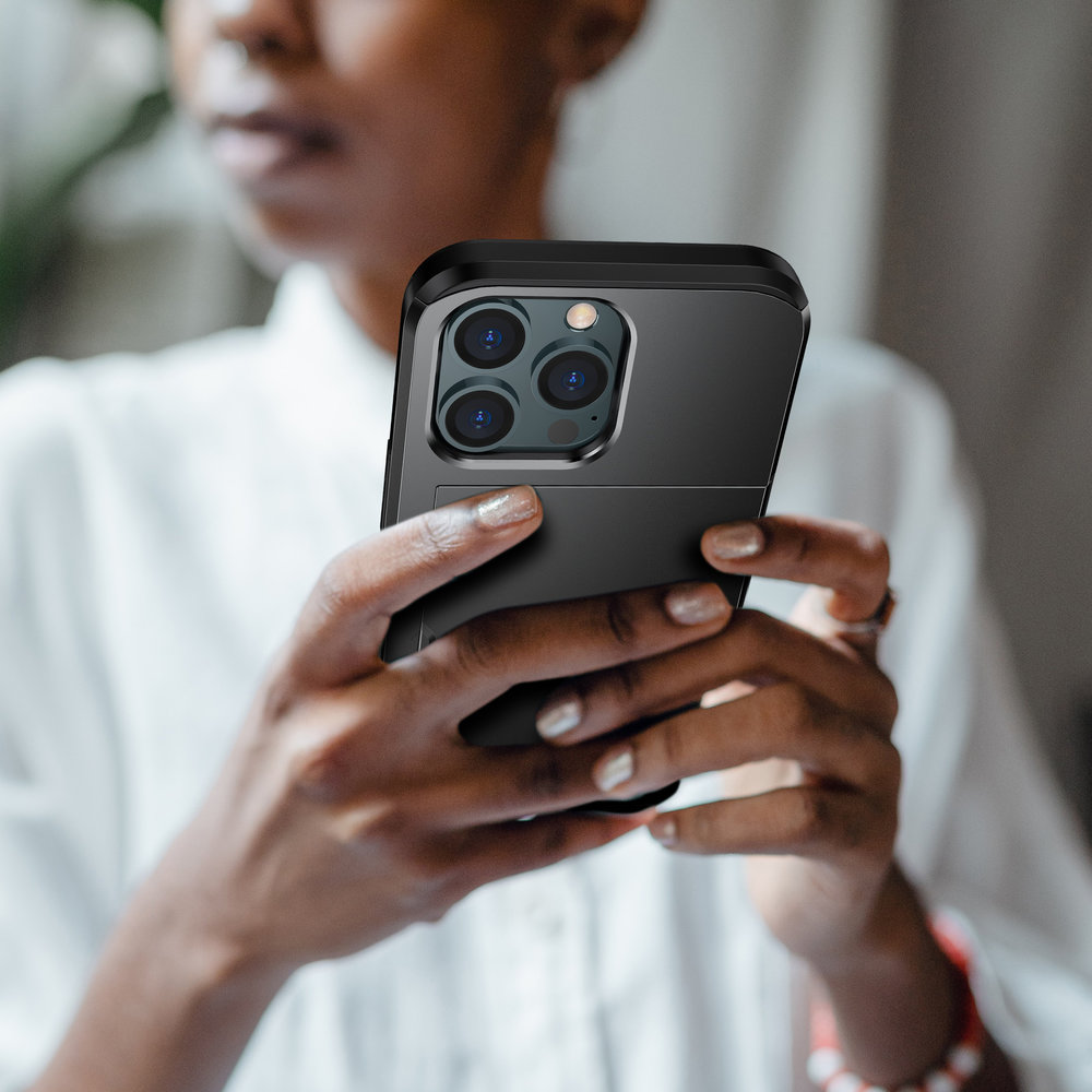 ShieldCase® ShieldCase Kartenetui mit Slide iPhone 13 Pro (Schwarz) ShieldCase® ShieldCase Kartenetui mit Slide iPhone 13 Pro (Schwarz)