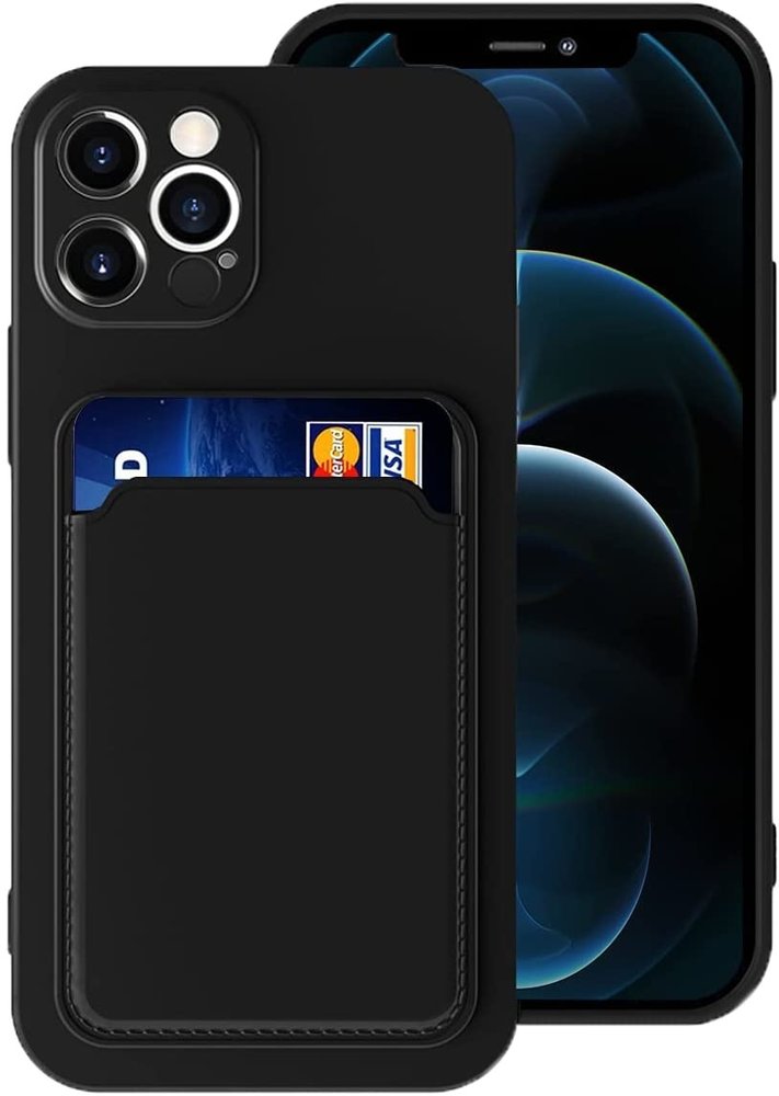 ShieldCase® ShieldCase iPhone 13 Pro Silikonhülle mit Kartenfach (Schwarz) ShieldCase® ShieldCase iPhone 13 Pro Silikonhülle mit Kartenfach (Schwarz)