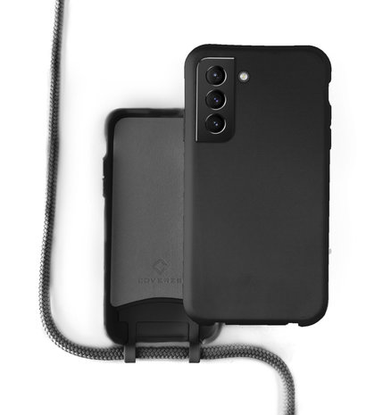 Coverzs Coverzs Silikonhülle mit Band Samsung Galaxy S21 Plus (Schwarz) Coverzs Coverzs Silikonhülle mit Band Samsung Galaxy S21 Plus (Schwarz)