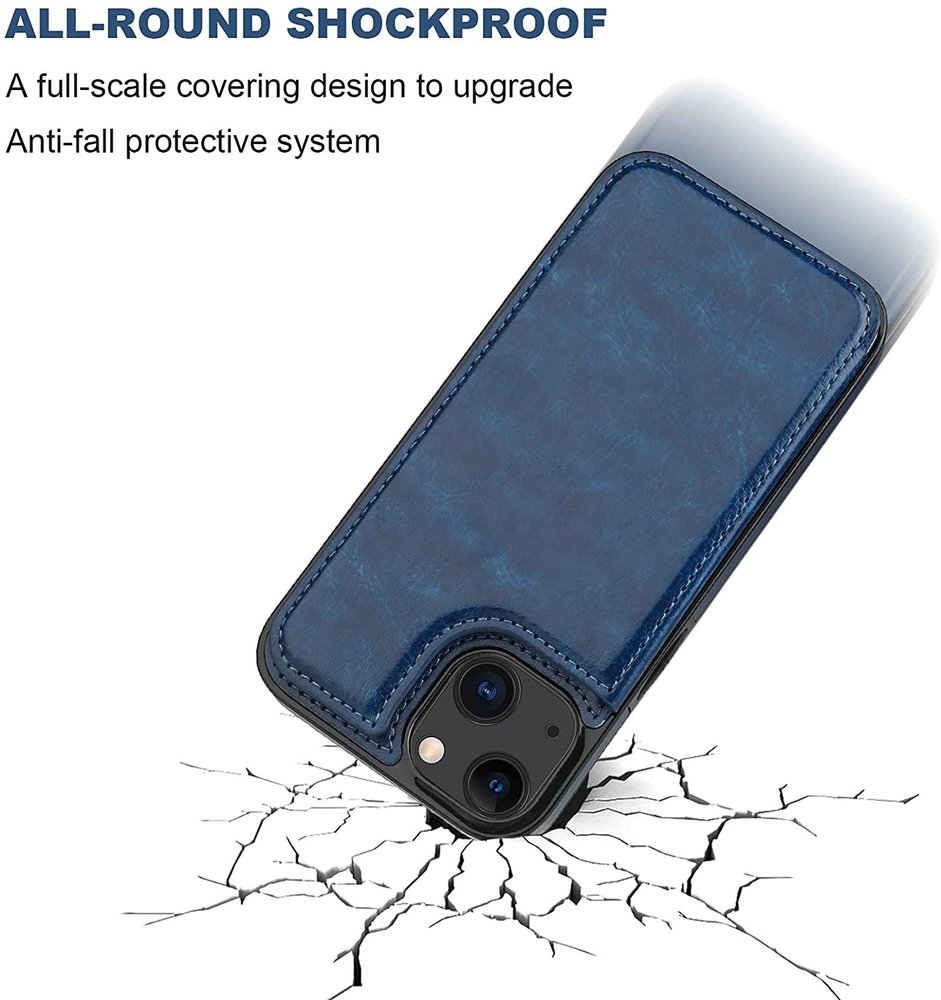 ShieldCase® ShieldCase iPhone 13 Wallet Case (Blau) ShieldCase® ShieldCase iPhone 13 Wallet Case (Blau)