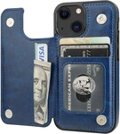 ShieldCase® ShieldCase iPhone 13 Mini Wallet case (Blau)