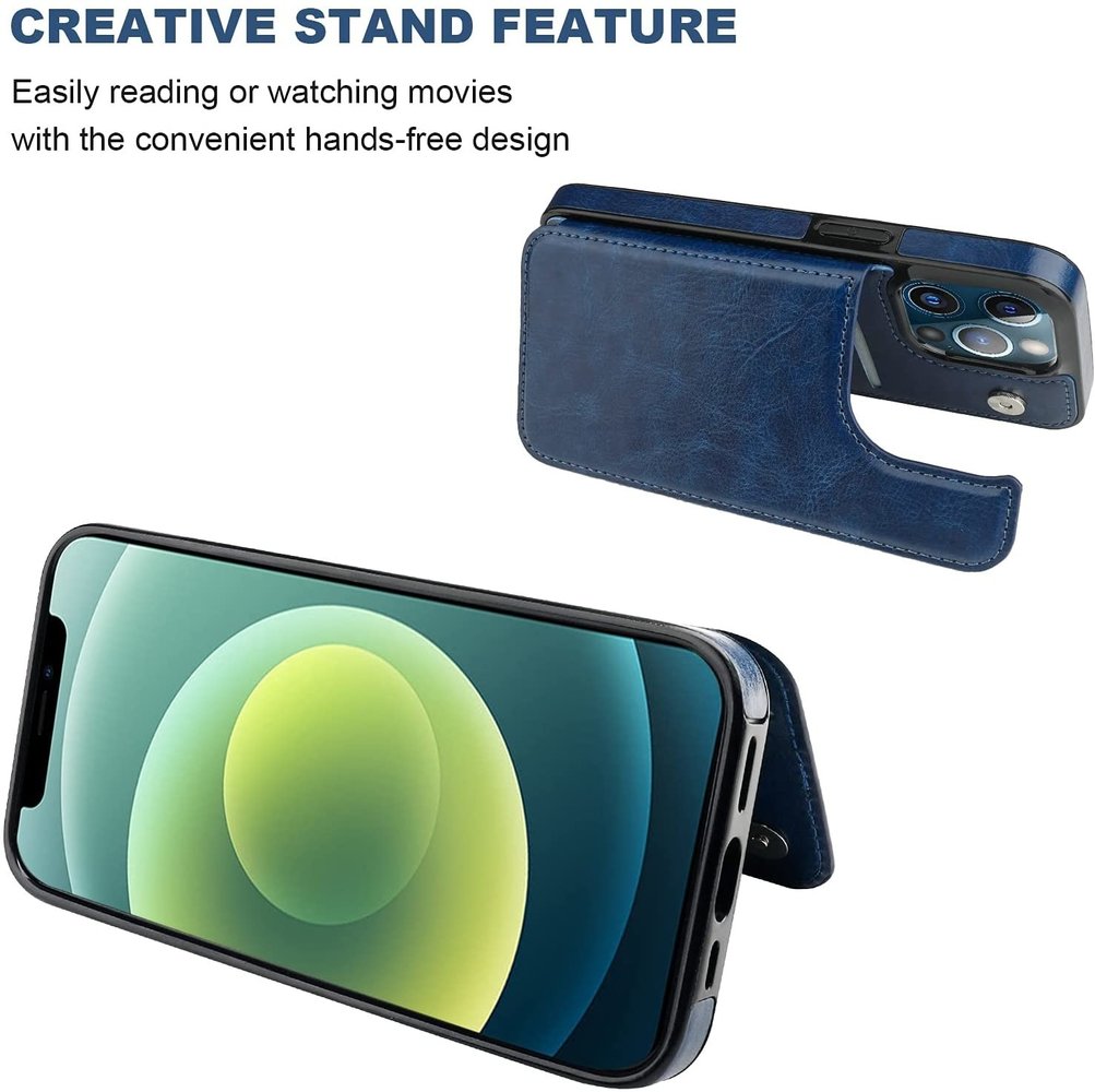 ShieldCase® ShieldCase iPhone 13 Pro Wallet Case (Blau) ShieldCase® ShieldCase iPhone 13 Pro Wallet Case (Blau)