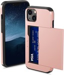 ShieldCase® ShieldCase Kartenetui mit Slide iPhone 13 (Rosa)