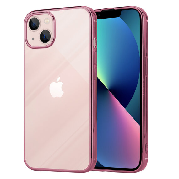 Baker Crystal Clear Hülle Für IPhone 13 - Dünne Silikon Case Transparent Mit Kameraschutz Und Stoßfest