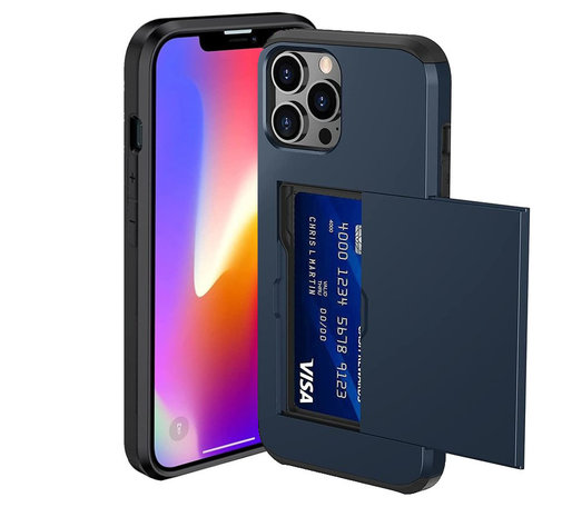 ShieldCase® ShieldCase Kartenetui mit Slide iPhone 13 Pro Max (Blau) ShieldCase® ShieldCase Kartenetui mit Slide iPhone 13 Pro Max (Blau)