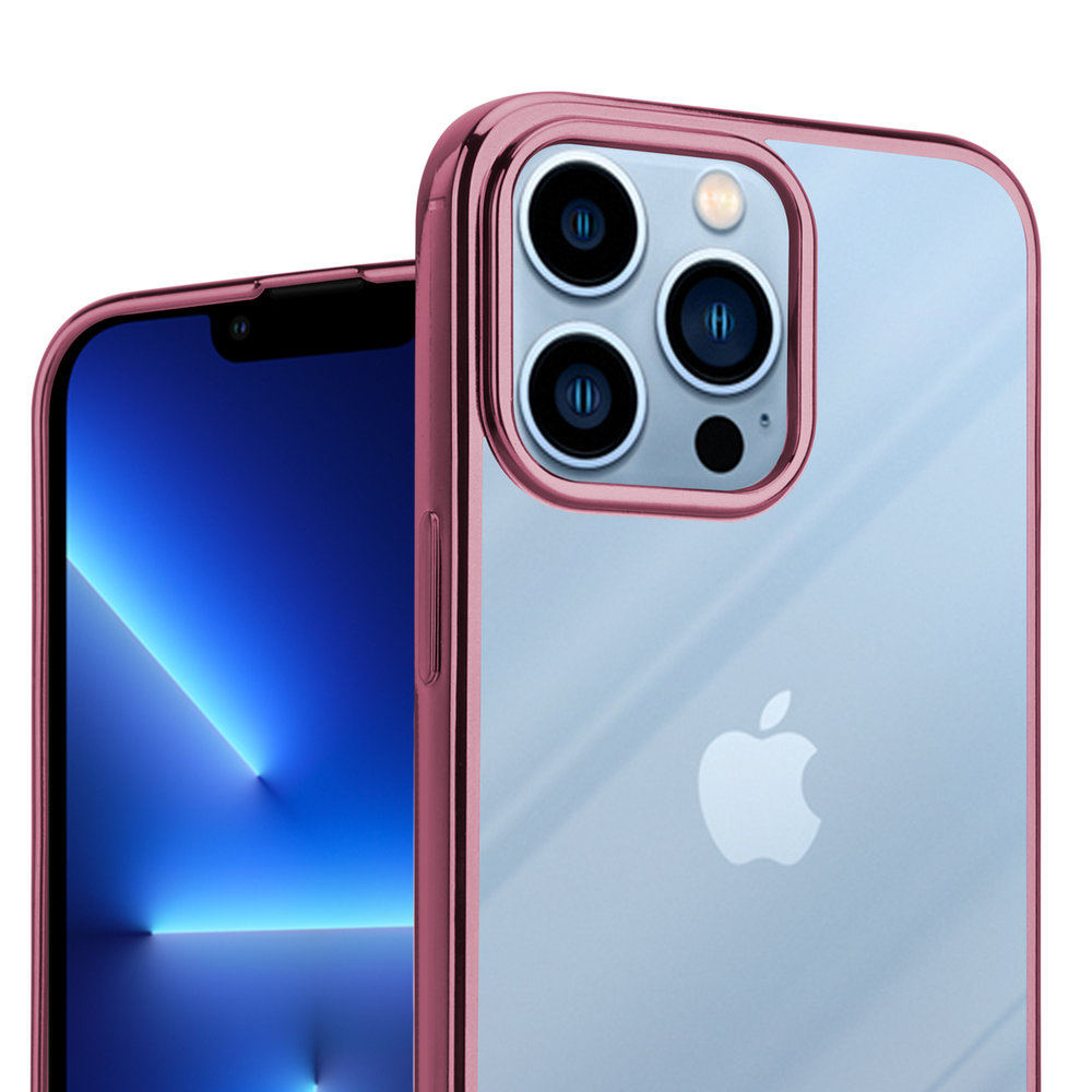 ShieldCase® ShieldCase Metallic Bumper Hülle iPhone 13 Pro (Rosa) ShieldCase® ShieldCase Metallic Bumper Hülle iPhone 13 Pro (Rosa)