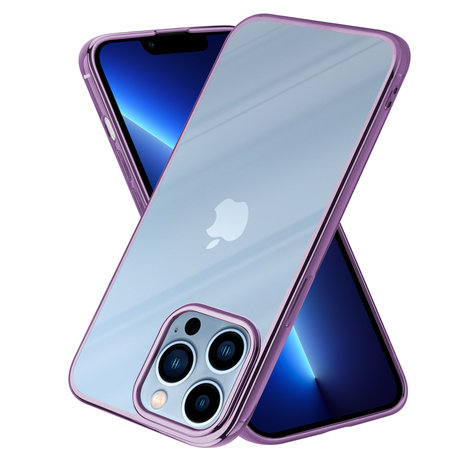 ShieldCase® ShieldCase Metallic Bumper Hülle iPhone 13 Pro (Lila) ShieldCase® ShieldCase Metallic Bumper Hülle iPhone 13 Pro (Lila)