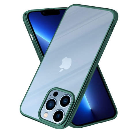 ShieldCase® ShieldCase Metallic Bumper Hülle iPhone 13 Pro Max (Dunkelgrün)