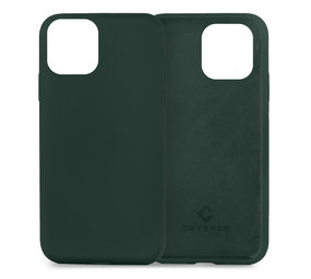 Coverzs Luxus Liquid Silikon Case iPhone 13 Pro (Dunkelgrün)