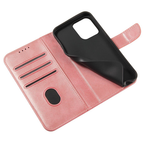 ShieldCase® ShieldCase iPhone 13 Pro Max Bookcase (Rosa) ShieldCase® ShieldCase iPhone 13 Pro Max Bookcase (Rosa)