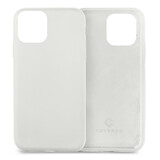 Coverzs Luxus Liquid Silikon Case iPhone 13 Pro (Weiß)