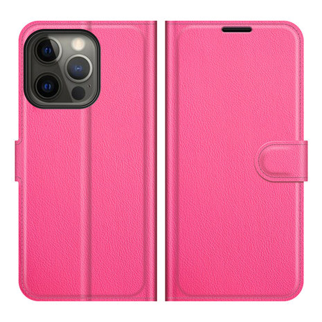 ShieldCase® ShieldCase® iPhone 13 Pro Max Wallet Bookcase (Pink)