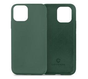 Coverzs Luxus Liquid Silikon Case iPhone 13 Mini (Kieferngrün)