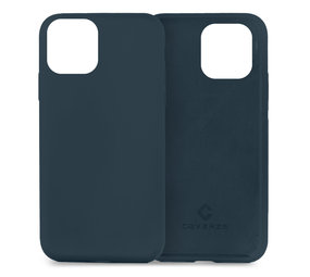 Coverzs Luxus Liquid Silikon Case iPhone 13 Mini (Dunkelblau)