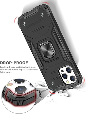 ShieldCase® ShieldCase iPhone 13 Pro TPU Hartschalenetui mit Ring (Schwarz) ShieldCase® ShieldCase iPhone 13 Pro TPU Hartschalenetui mit Ring (Schwarz)