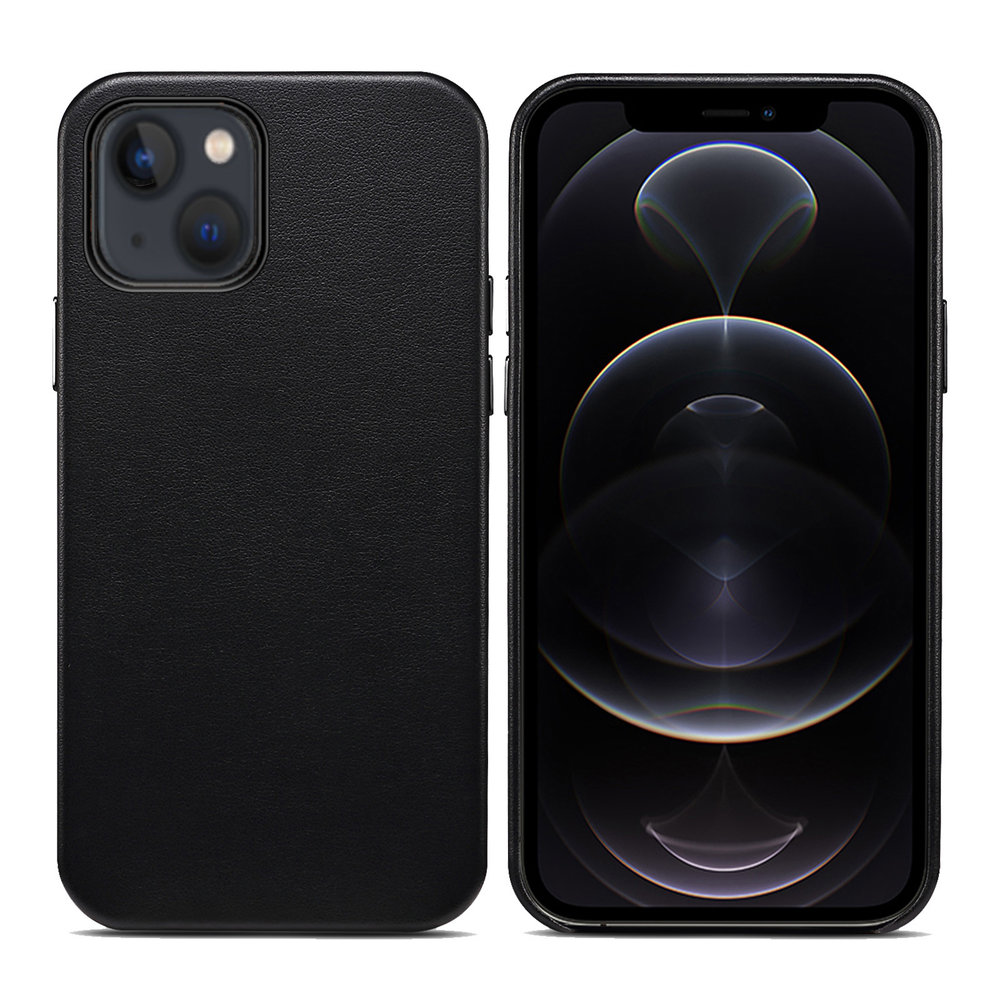 ShieldCase® ShieldCase iPhone 13 Lederhülle (Schwarz) ShieldCase® ShieldCase iPhone 13 Lederhülle (Schwarz)