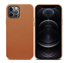 ShieldCase® iPhone 13 Pro Max Lederhülle (Braun)