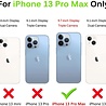 ShieldCase® ShieldCase iPhone 13 Pro Max Silikonhülle matt (Transparent) ShieldCase® ShieldCase iPhone 13 Pro Max Silikonhülle matt (Transparent)