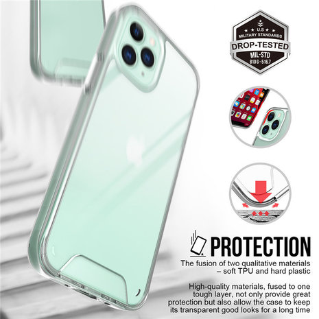ShieldCase® ShieldCase iPhone 13 Pro Max Hülle Durchsichtig